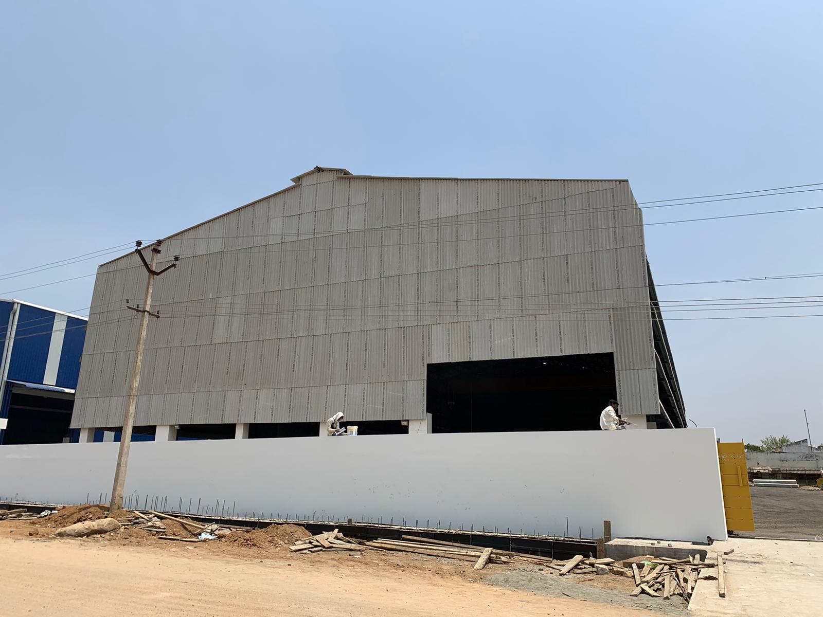 Galvanizing plant columns